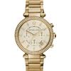 Michael Kors Chronograph Edelstahl gold Damen