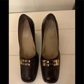 Gucci Shoes | Gucci Rare Leather High Heel Pumps | Color: Brown | Size: 6.5