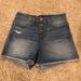 J. Crew Shorts | J Crew/Jeans High Rise Button Fly Distressed Short | Color: Blue | Size: 29