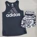 Adidas Matching Sets | Adidas Short & Tank Set | Color: Black/Silver | Size: Sg