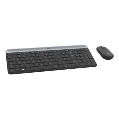 Kabelloses Tastatur-Maus-Set »MK470 Slim Combo« grau, Logitech