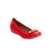 Women's The London Flat by Comfortview in New Hot Red (Size 11 M)