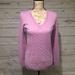 Lilly Pulitzer Sweaters | Lilly Pulitzer Lavender Cashmere V-Neck Sweater | Color: Purple | Size: M