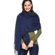 HOYAYO Cashmere Wool Shawl Wraps Thick Soft Pashmina Scarf,Navy,One size