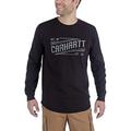 Carhartt Men's Tilden Graphic Long-Sleeve Crew T-Shirt, Black, XL