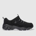 SKECHERS dlites play on trainers in black