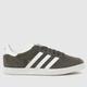 adidas gazelle suede trainers in dark grey