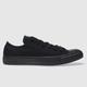 Converse all star mono ox trainers in black