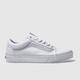 Vans old skool trainers in white