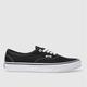 Vans authentic ii trainers in black & white