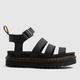 Dr Martens blaire sandals in black