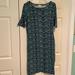 Lularoe Dresses | Lularoe Julia Dress | Color: Blue/Green | Size: L