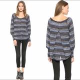 Free People Tops | Free People Top Small | Color: Blue/Gray | Size: S