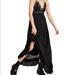 Free People Dresses | Free People One Adella Maxi Slip Dress Nwt! | Color: Black | Size: Xs