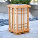 Jira 15 1/2" High Beige LED Solar Zen Lantern Light