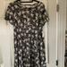 Lularoe Dresses | Lularoe Disney Carly Dress | Color: Black/White | Size: S