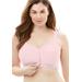 Plus Size Women's Stay-Cool Wireless Posture Bra by Comfort Choice in Shell Pink (Size 54 B)