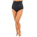 Plus Size Women's High-Waist Swim Brief with Tummy Control by Swim 365 in Black (Size 22) Swimsuit Bottoms