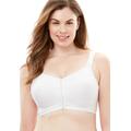 Plus Size Women's Stay-Cool Wireless Posture Bra by Comfort Choice in White (Size 48 B)