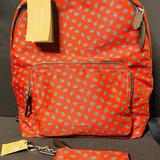 Burberry Bags | Burberry Backpack Monogram Abbeydale Tie Print | Color: Red | Size: Os