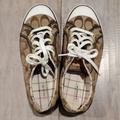 Coach Shoes | Coach Barett Sneakers Size 8.5 | Color: Brown | Size: 8.5
