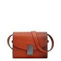 Liebeskind Berlin FLARE Lizard Crossbody, brillant orange, Small (HxBxT 16.0cm x19.5cm x5.0cm)