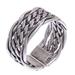 Fabled,'Sterling Silver Woven Band Ring from Thailand'