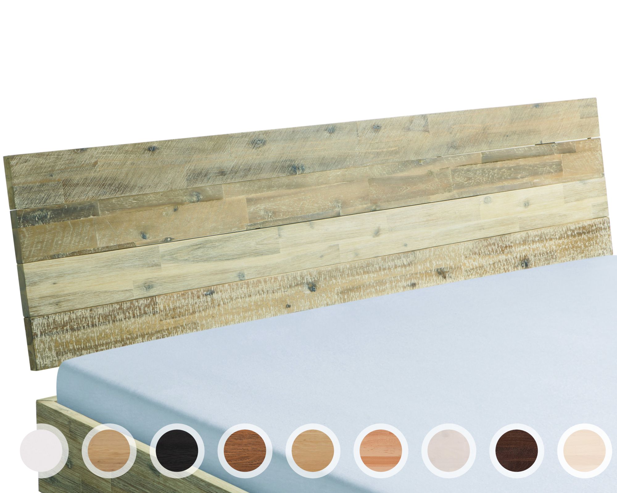 Hasena Wood-Line Kopfteil Varus 160 cm / Buche schoko, lackiert Image