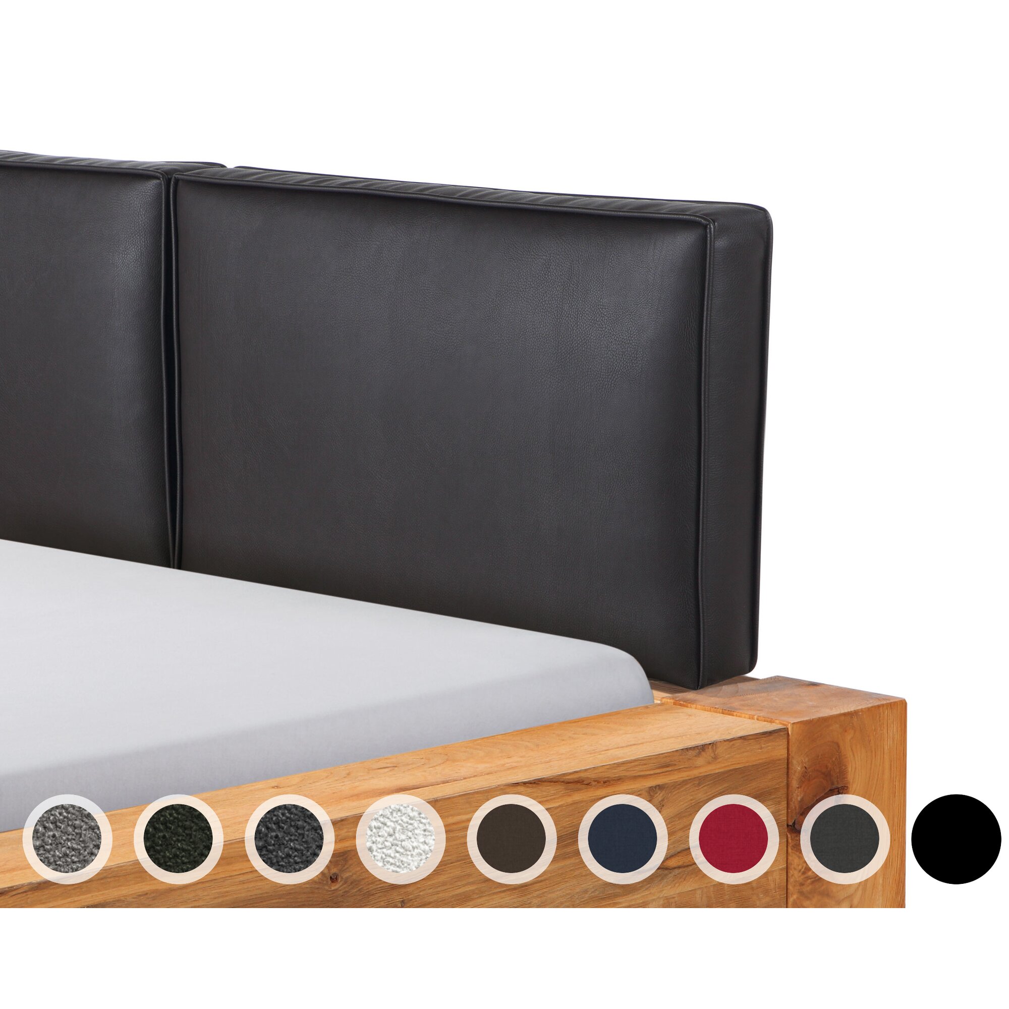 Hasena Factory-Line Kopfteil Dorma 160 cm / PK3 Alpina 391 Anthrazit Image