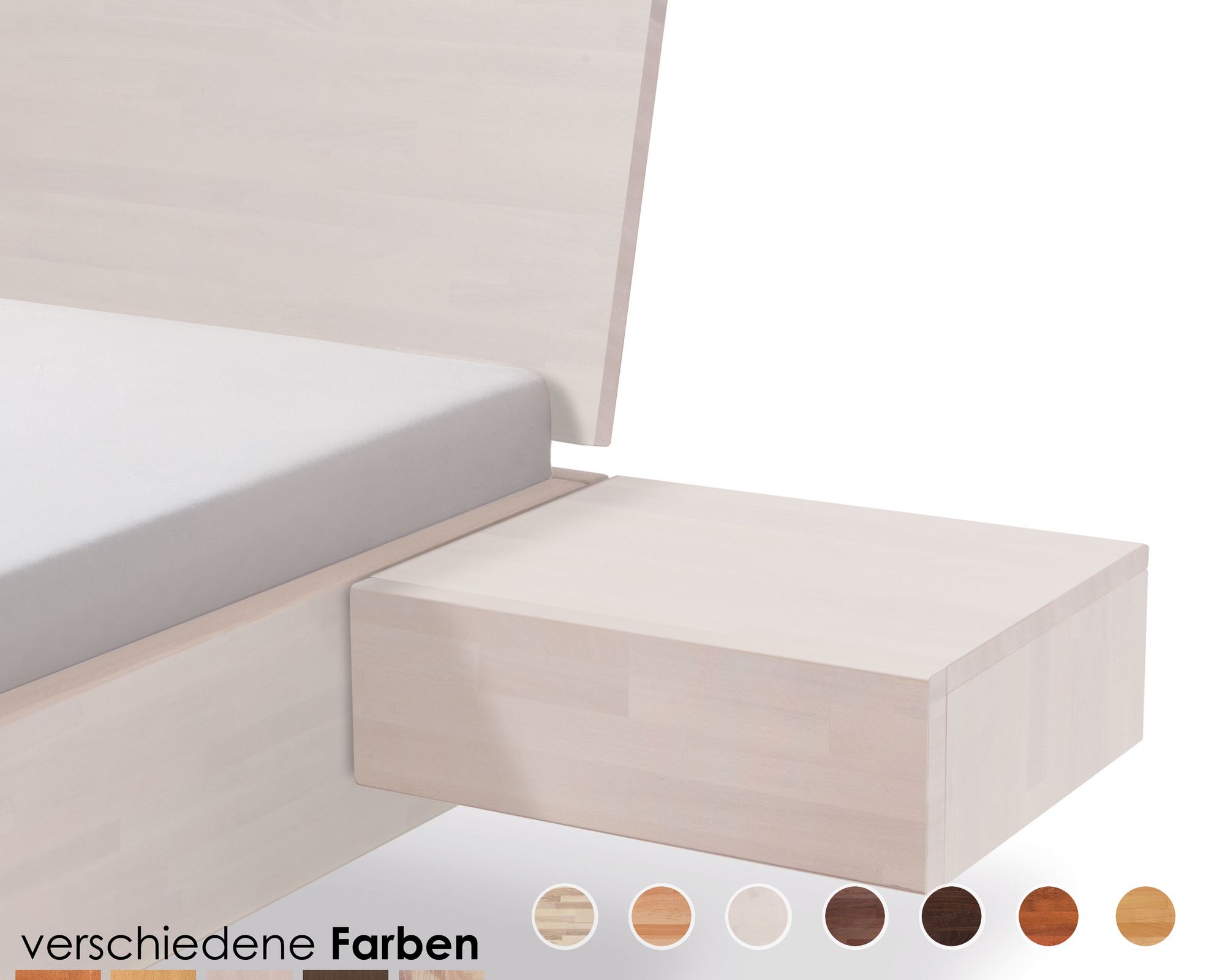 Hasena Wood-Line Nachttisch Caja Wildeiche vintage natur