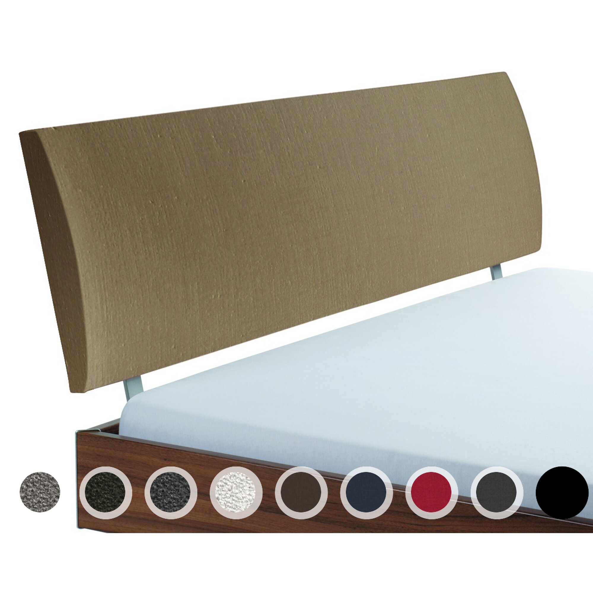 Hasena Wood-Wild Kopfteil Lecco 90/100 cm / PK3 Boston 652 mocca Image