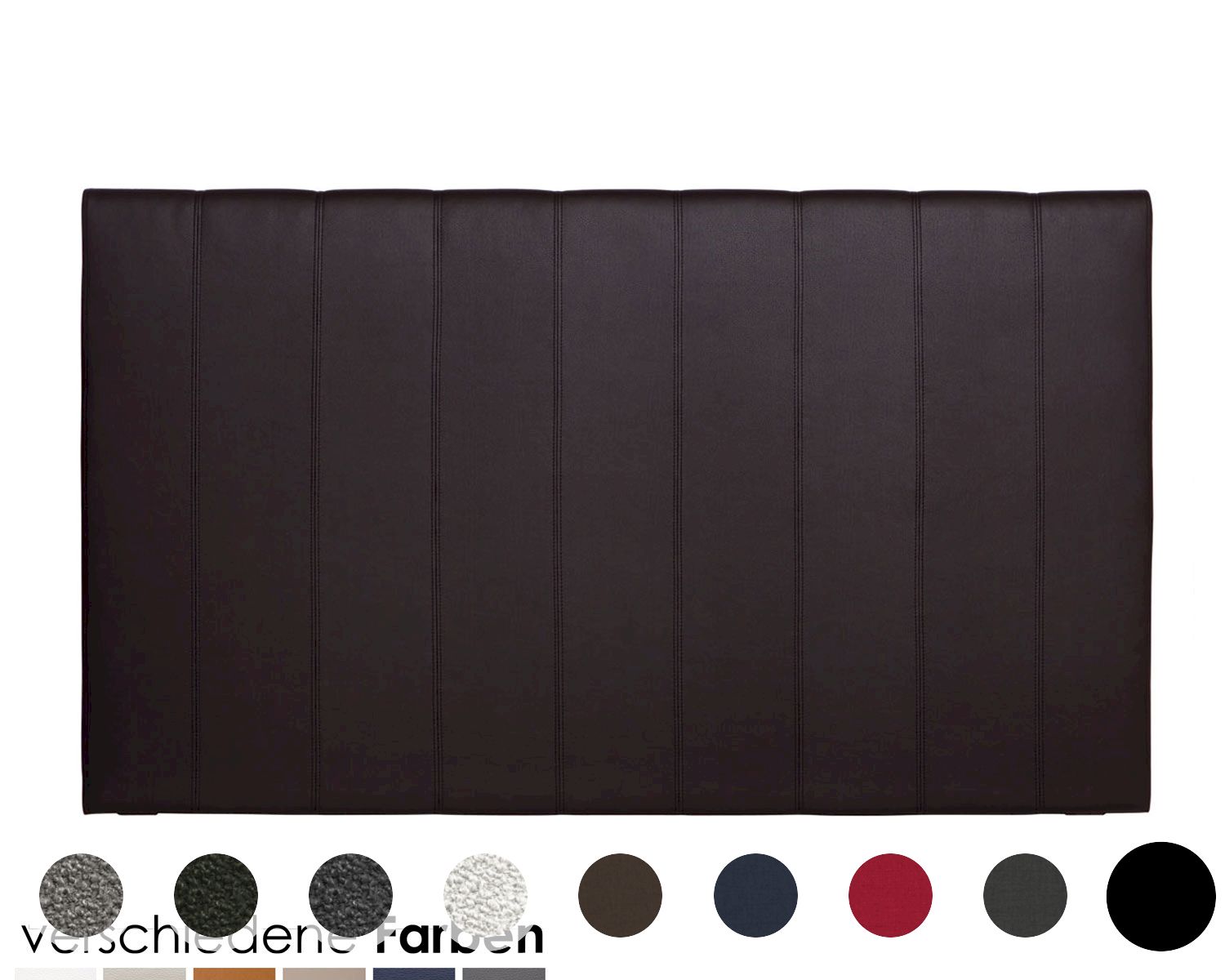 Hasena Dream-Line Wandpaneele Colina L 201 cm / PK3 Campos 375 nero Image
