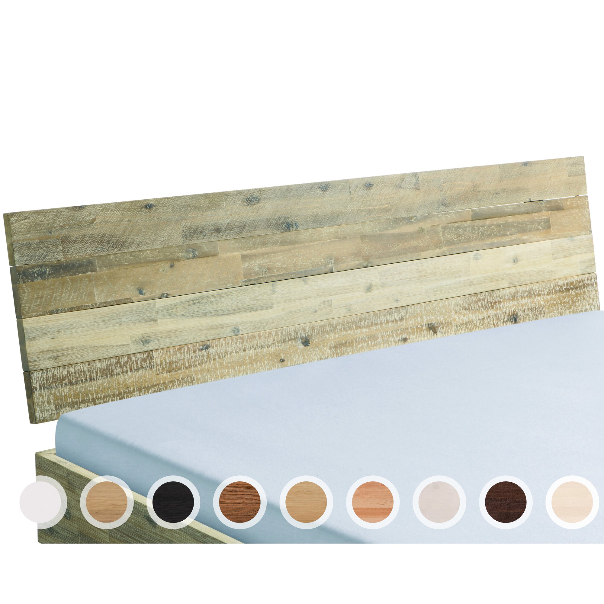 Hasena Factory-Chic Kopfteil Varus 200 cm / Buche natur, lackiert Image