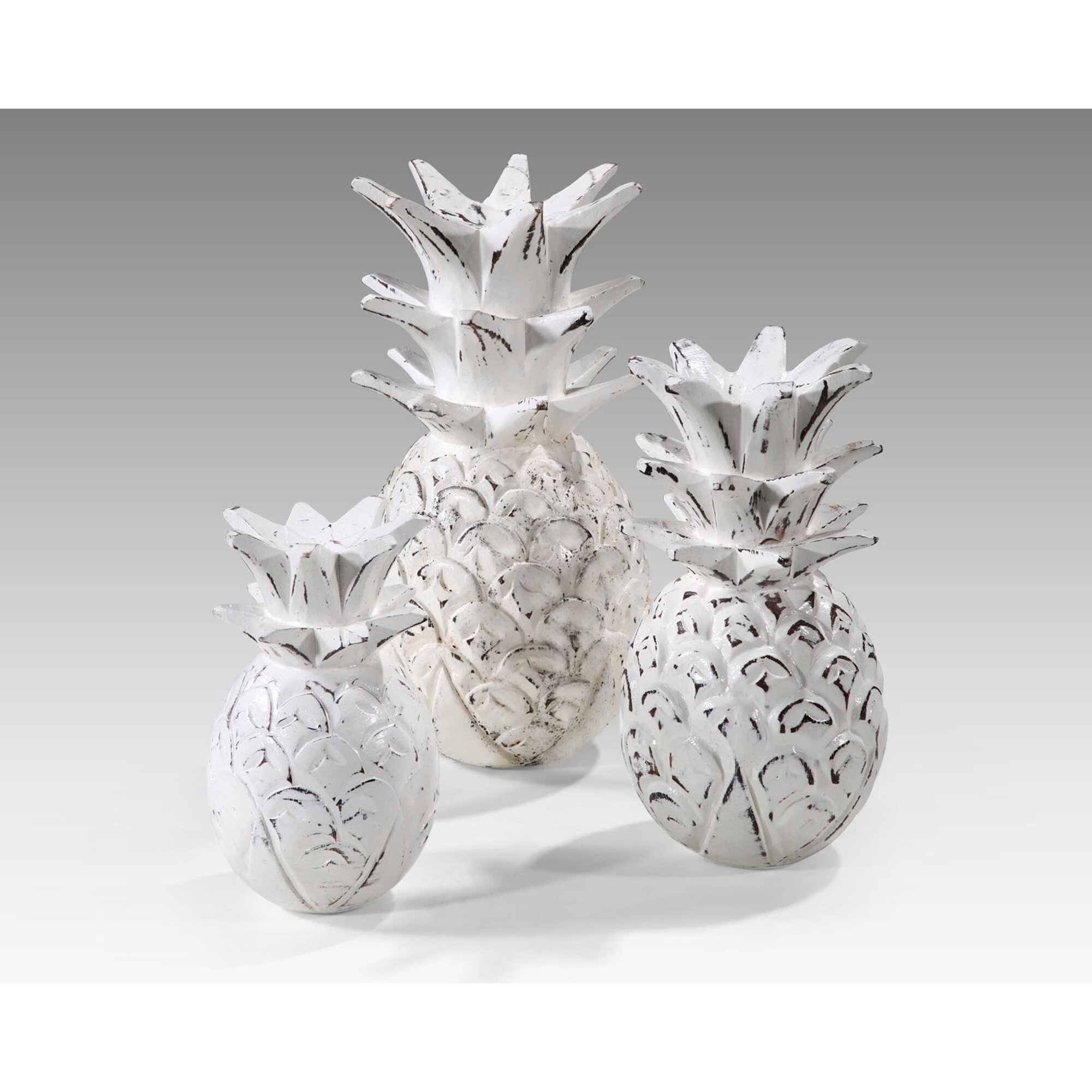 die Faktorei »Ananas Fruit« Deko 3er-Set aus Alabasia Holz Image