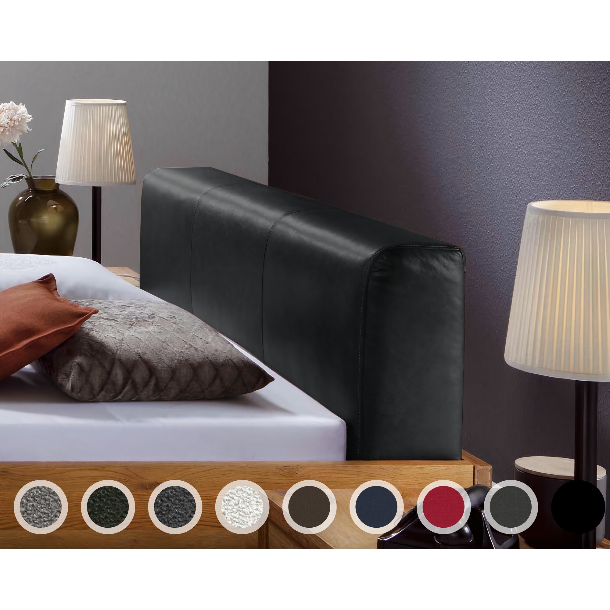 Hasena Wood-Wild Kopfteil Ceneri 200 cm / PK3 Ranch 660 stone Image