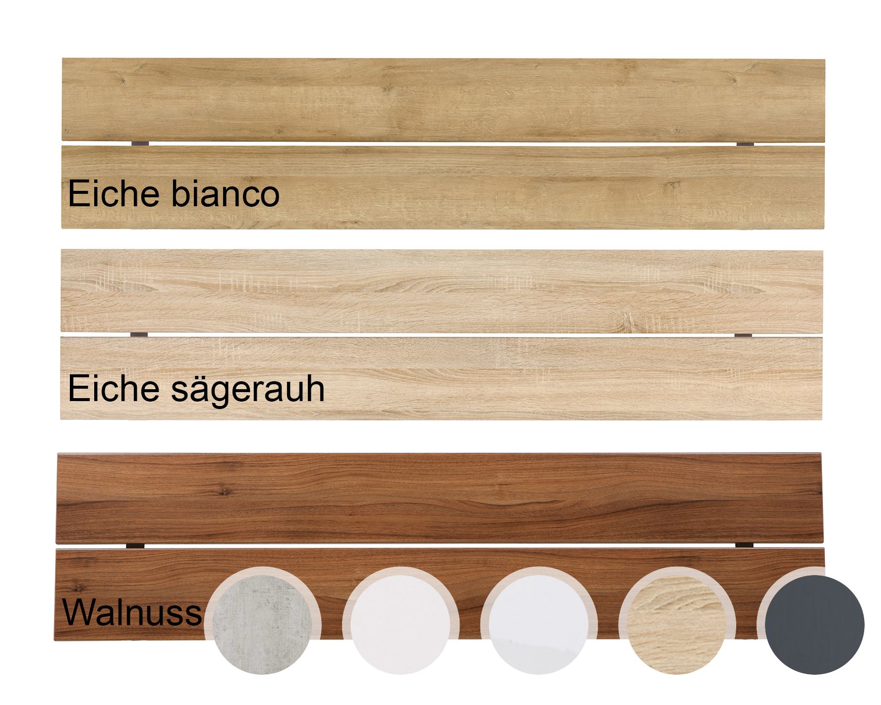 Hasena Top-Line Kopfteil Nuetta 160 cm / Weiss Image