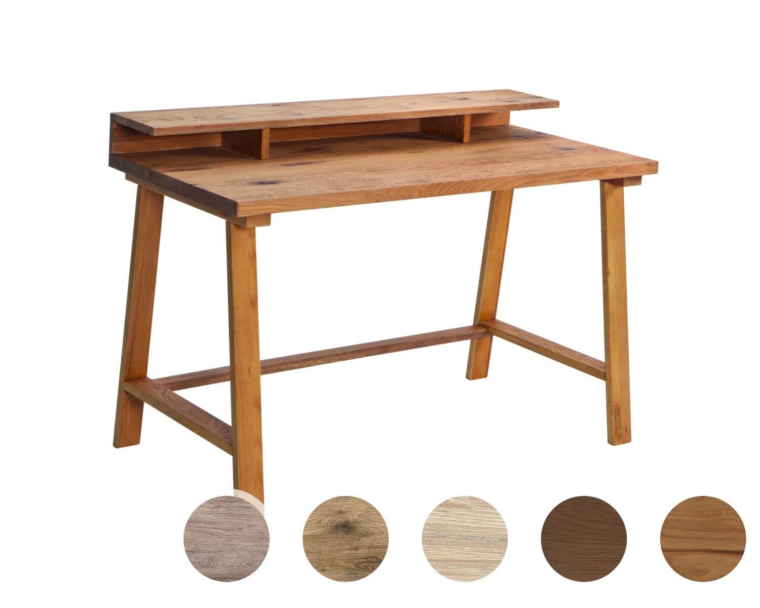 Hasena Oak-Vintage Schreibtisch Sekretär Coset zerlegt / Wildeiche natur, gebürstet, geölt