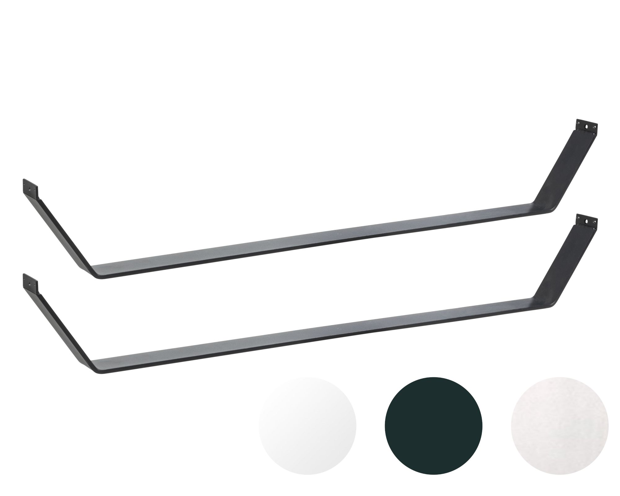 Hasena Wood-Line Füsse Slid 2er-Set / 25 cm / 180 cm / Weiss