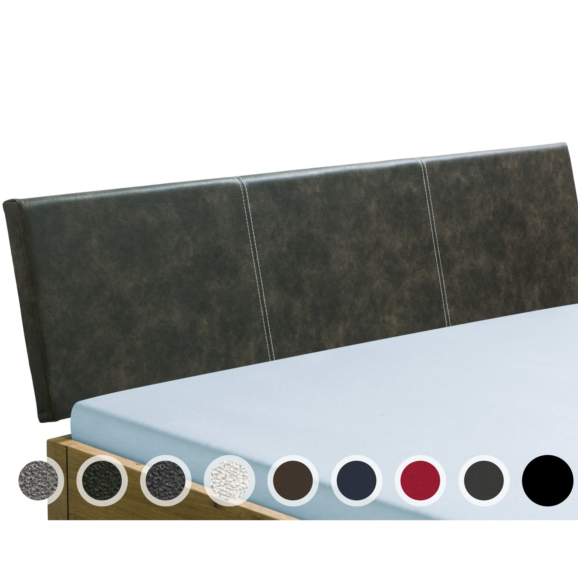 Hasena Wood-Wild Kopfteil Arora 180 cm / PK3 Ranch 663 indigo Image