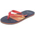 Quiksilver Herren Molokai Word Block Flops for Men Flip-Flop, RED/Blue/RED, 40 EU