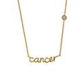 Anthropologie Jewelry | New Anthropologie Tai Astrologer Necklace Cancer Gold With Glass Stone | Color: Gold | Size: Os