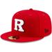 Men's New Era Scarlet Rutgers Knights Primary Team Logo Basic 59FIFTY Fitted Hat