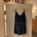 Free People Dresses | Free People Sequin Slip Night Shimmers Mini Dress | Color: Blue | Size: Xs