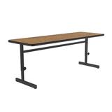 Correll, Inc. Desk Wood/Metal in Black | 29 H x 60 W x 24 D in | Wayfair CSA2460-06