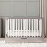 Carter's by DaVinci Colby Convertible Standard Nursery Furniture Set in White/Indigo | Wayfair