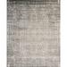 White 24 x 0.25 in Area Rug - Bokara Rug Co, Inc. Hand-Knotted High-Quality Gray & Silver Area Rug Viscose | 24 W x 0.25 D in | Wayfair