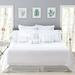 Hamburg House 100% Cotton Single Duvet Cover Cotton Percale in White | Queen Duvet Cover | Wayfair 1002-QDC-M45-W-800-SCA