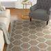 Blue/Brown 79 x 0.25 in Area Rug - Winston Porter Herefordshire Geometric Brown/Aqua Indoor/Outdoor Area Rug, | 79 W x 0.25 D in | Wayfair