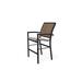 Telescope Casual Bazza Stacking Patio Dining Chair Sling in Black | 43.5 H x 26.5 W x 26.5 D in | Wayfair Z58811001