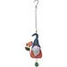 Trinx Gnome Bouncy 2 Piece Set Metal in Orange/Blue | 12 H x 5.25 W x 1 D in | Wayfair 94CCF480DC554264A9F46DE8BAF429BF